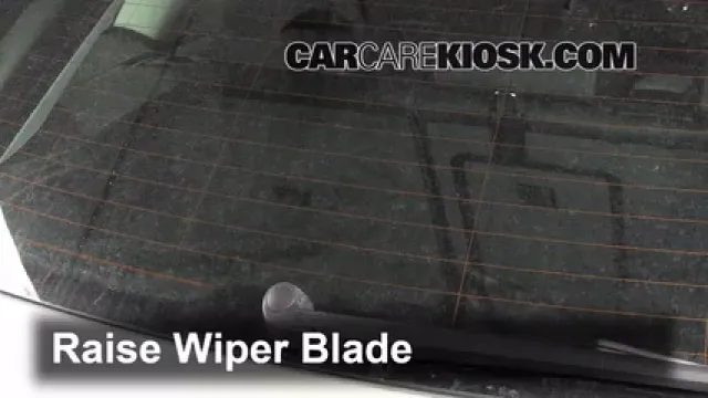 2007 Audi A3 2.0L 4 Cyl. Turbo Escobillas de limpiaparabrisas trasero Cambiar escobillas de limpiaparabrisas